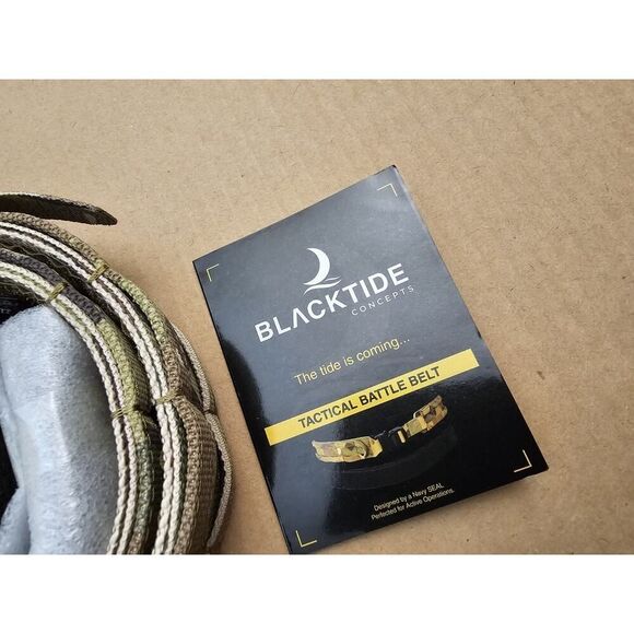 Blacktide Concepts Tactical Battle Belt Ranger Green Size Large NEW Camo - Picture 3 of 10